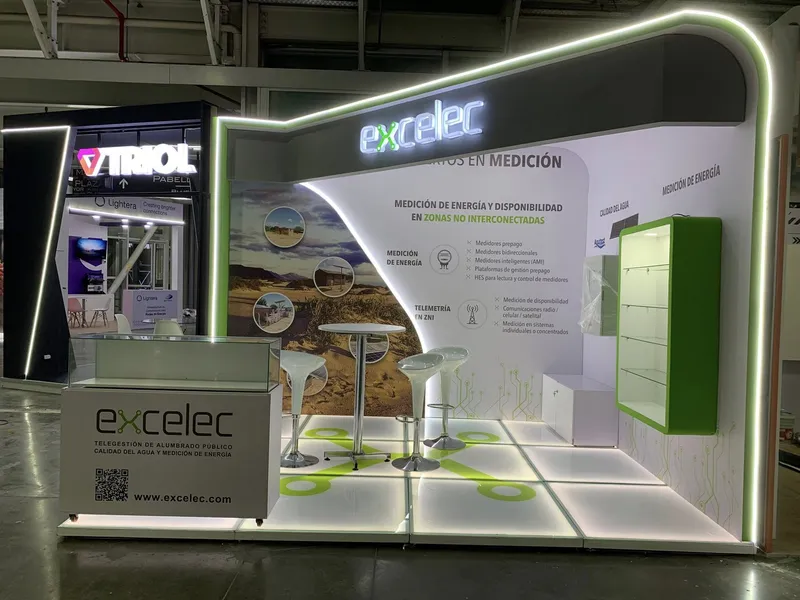 Stand Exelec Ecuador Trazo 3D