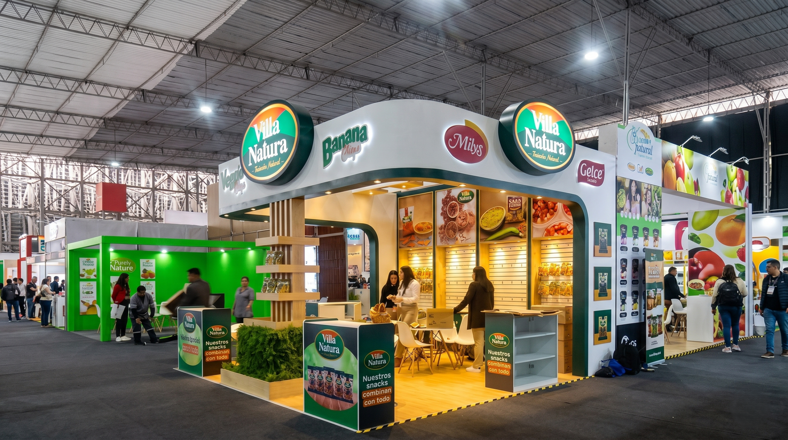 Diseño y construcción de stands en Quito - Trazo 3D