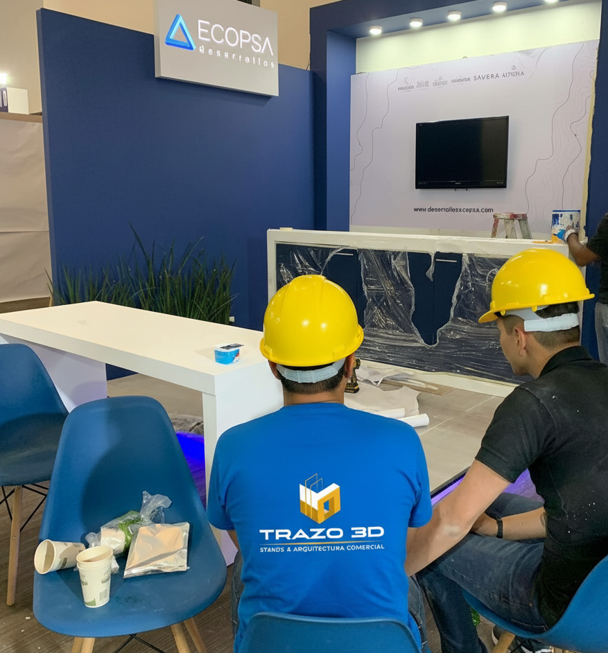 Equipo de Trazo 3D trabajando en un proyecto