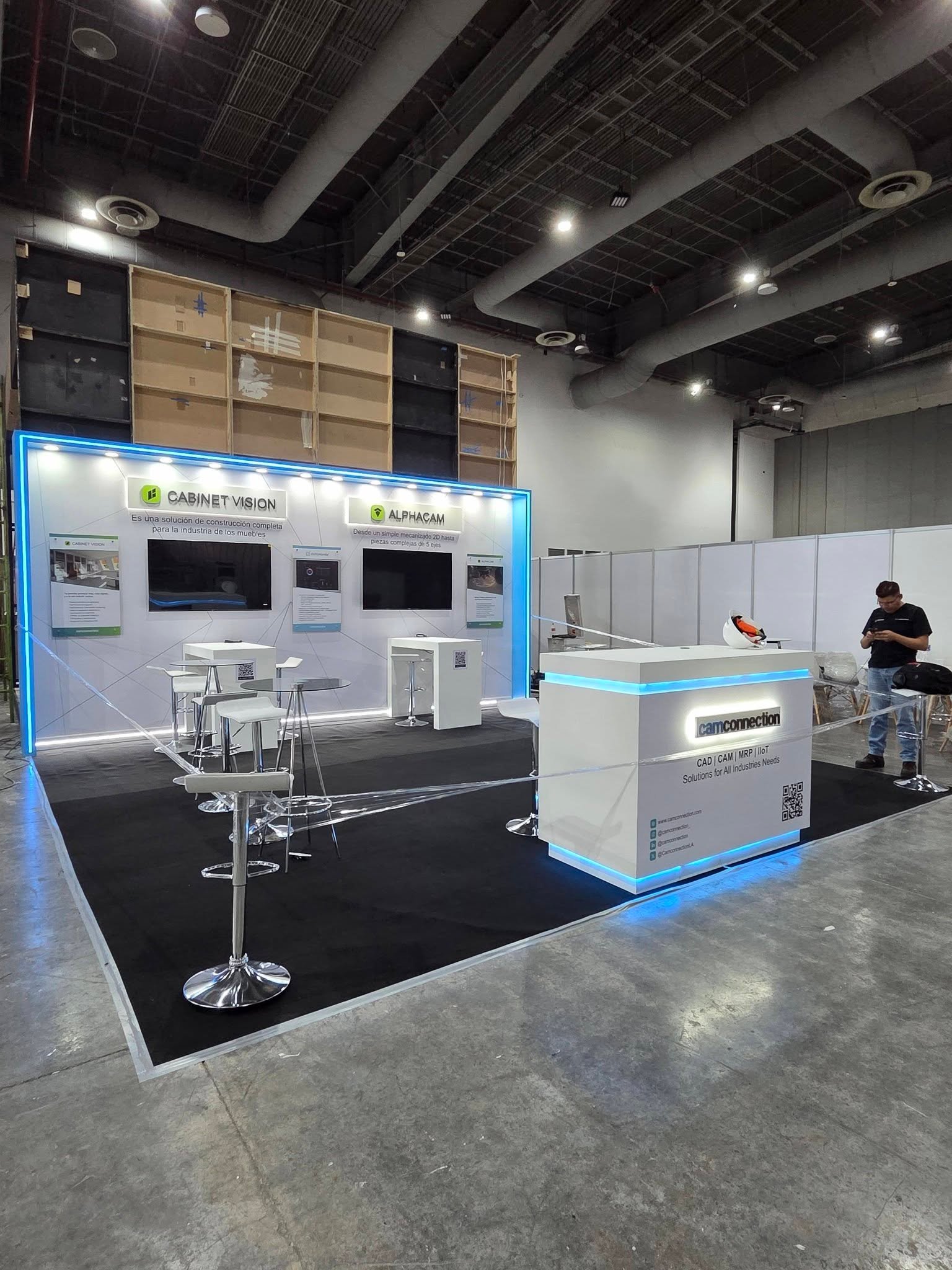 Stand para evento Trazo 3D